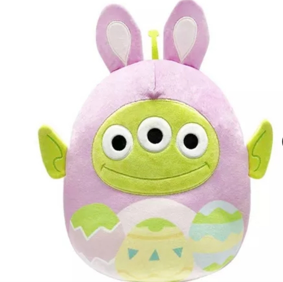 Squishmallows Disney Pixar 10" Toy Story Alien Holding Egg Plush Easter - Picture 1 of 6